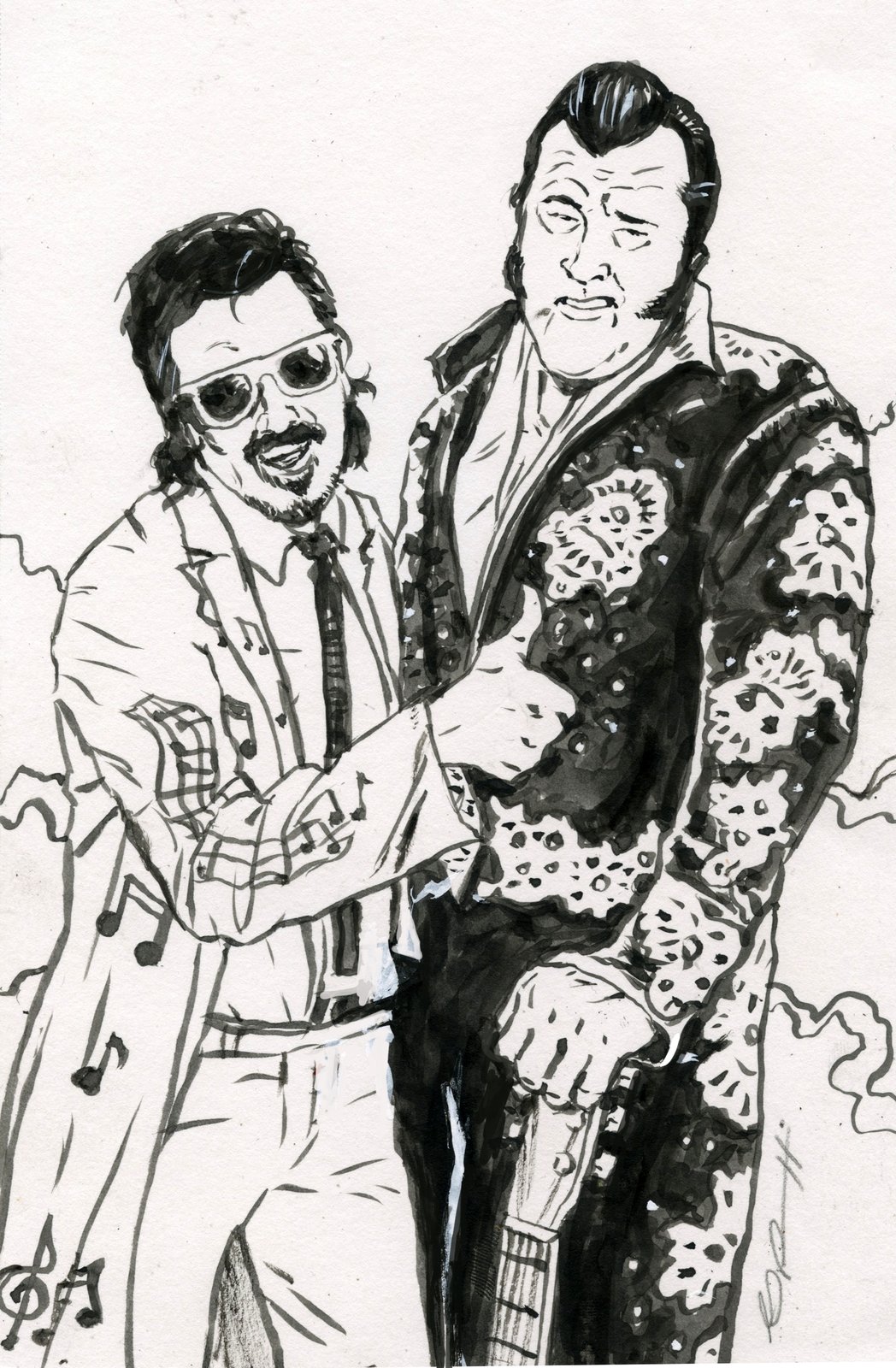 WWF sketches Round 1 | Gary Pullin